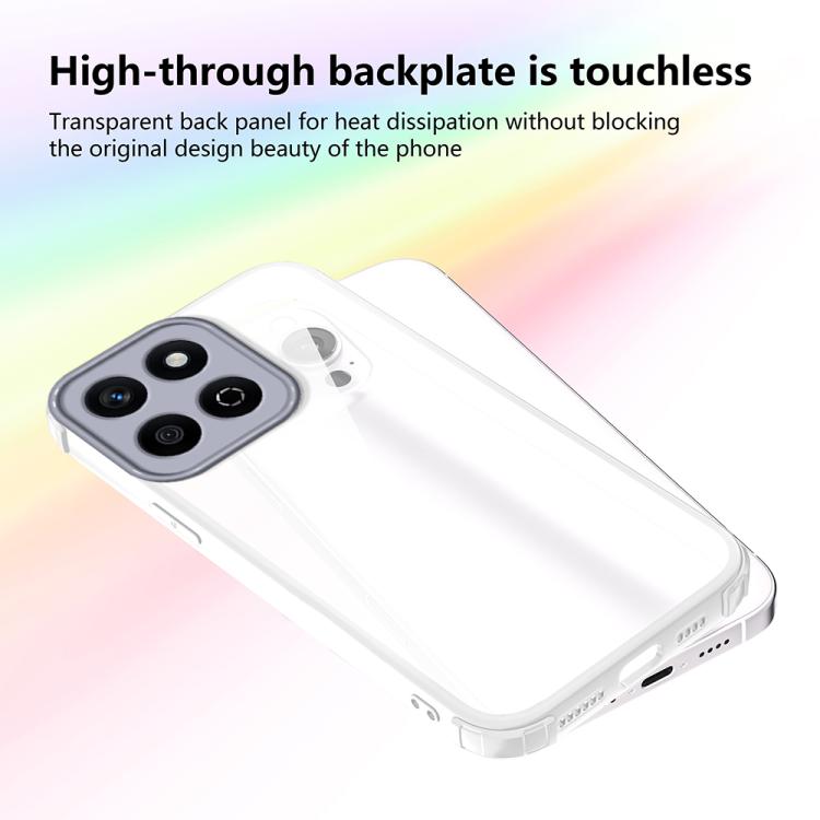 For Honor X7c 4G / 5G Four Corners Shield Shockproof TPU Hybrid PC Phone Case