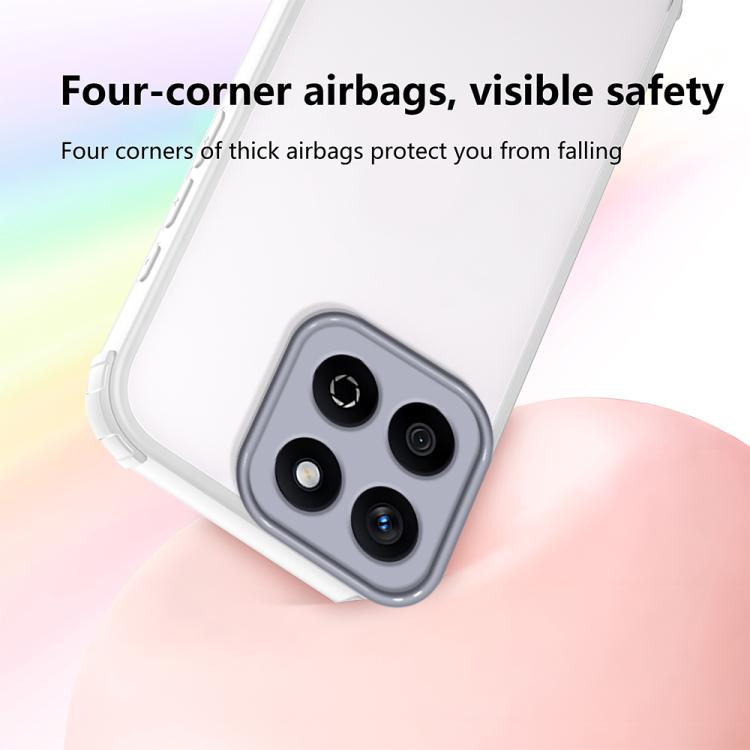 For Honor X7c 4G / 5G Four Corners Shield Shockproof TPU Hybrid PC Phone Case
