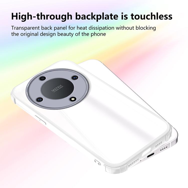 For Honor X9a / X40 / Magic5 Lite Four Corners Shield Shockproof TPU Hybrid PC Phone Case