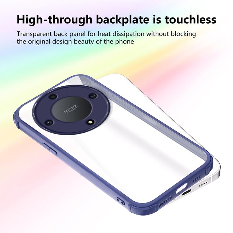 For Honor X9a / X40 / Magic5 Lite Four Corners Shield Shockproof TPU Hybrid PC Phone Case