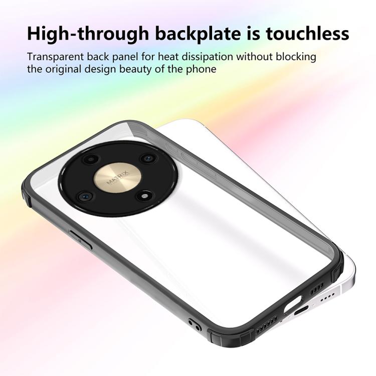 For Honor X9b / X50 / Magic6 Lite 5G Four Corners Shield Shockproof TPU Hybrid PC Phone Case