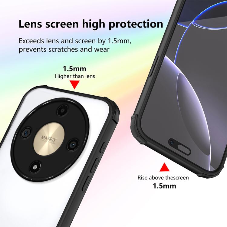 For Honor X9b / X50 / Magic6 Lite 5G Four Corners Shield Shockproof TPU Hybrid PC Phone Case