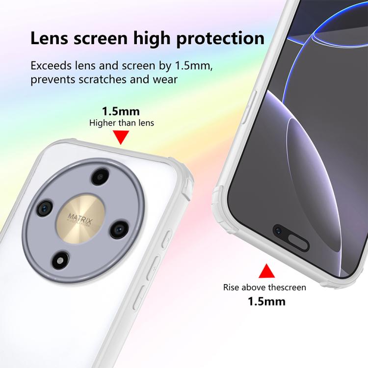 For Honor X9b / X50 / Magic6 Lite 5G Four Corners Shield Shockproof TPU Hybrid PC Phone Case