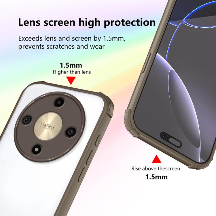 For Honor X9b / X50 / Magic6 Lite 5G Four Corners Shield Shockproof TPU Hybrid PC Phone Case