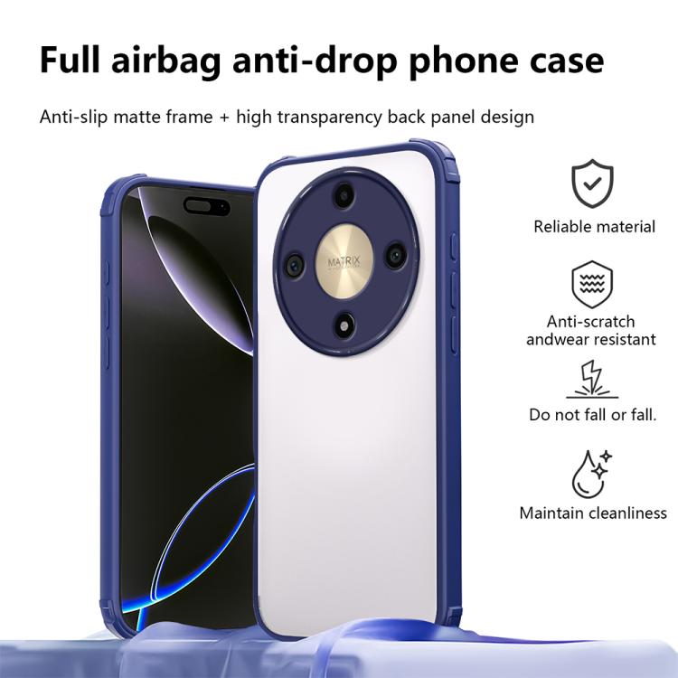 For Honor X9b / X50 / Magic6 Lite 5G Four Corners Shield Shockproof TPU Hybrid PC Phone Case