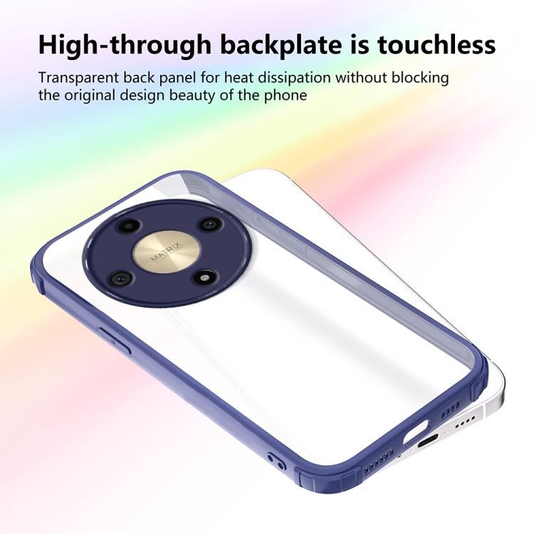 For Honor X9b / X50 / Magic6 Lite 5G Four Corners Shield Shockproof TPU Hybrid PC Phone Case