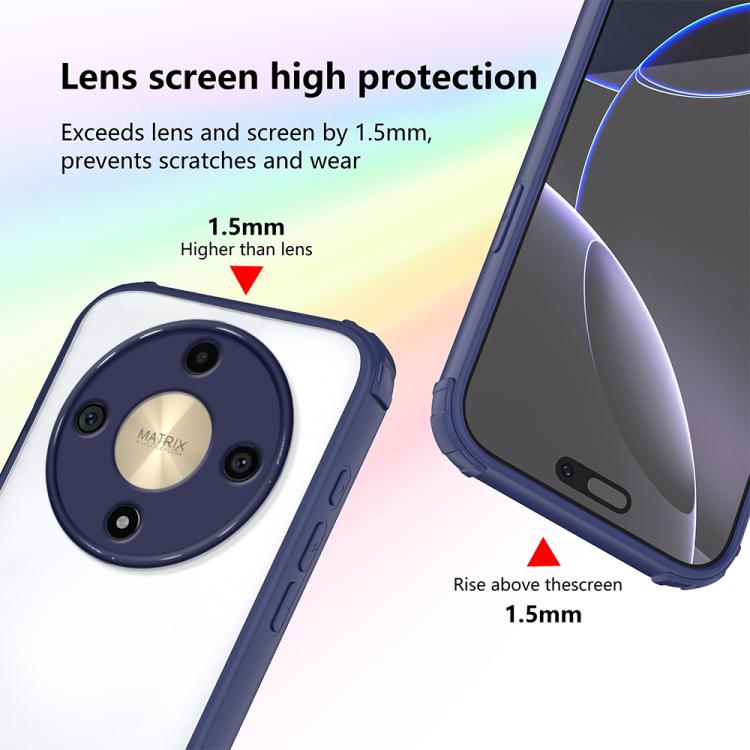 For Honor X9b / X50 / Magic6 Lite 5G Four Corners Shield Shockproof TPU Hybrid PC Phone Case