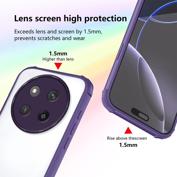 For Honor X9c / Magic7 Lite 5G Four Corners Shield Shockproof TPU Hybrid PC Phone Case
