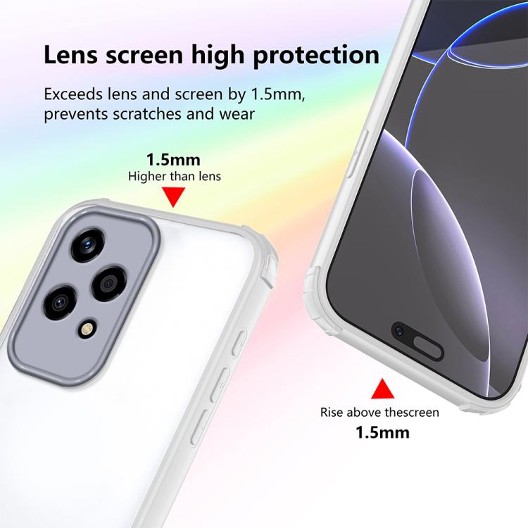 For Honor 200 Lite Global Four Corners Shield Shockproof TPU Hybrid PC Phone Case