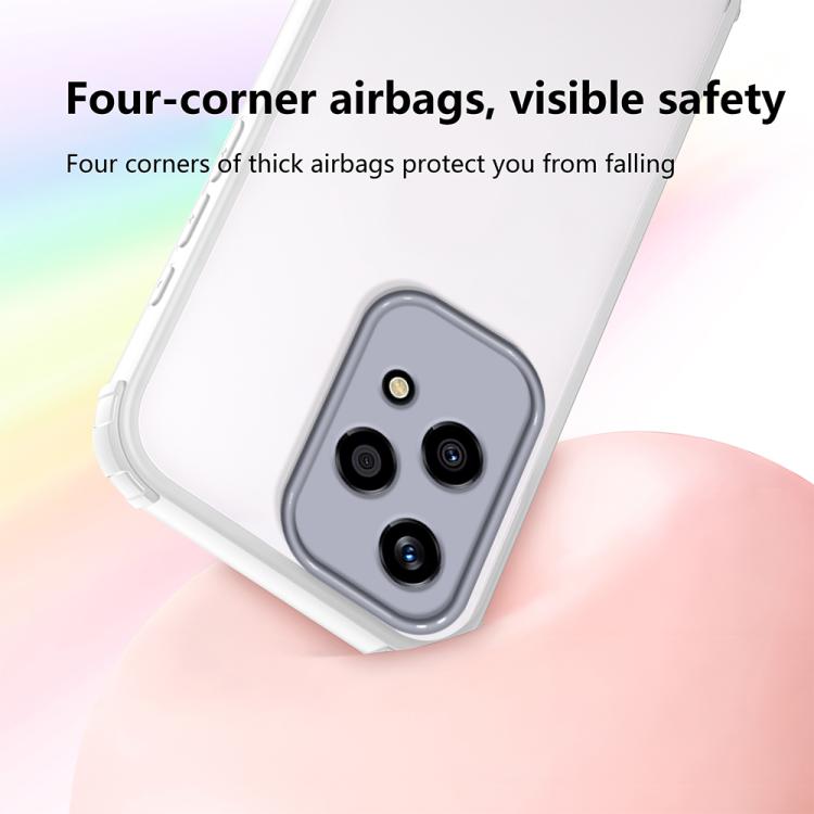 For Honor 200 Lite Global Four Corners Shield Shockproof TPU Hybrid PC Phone Case