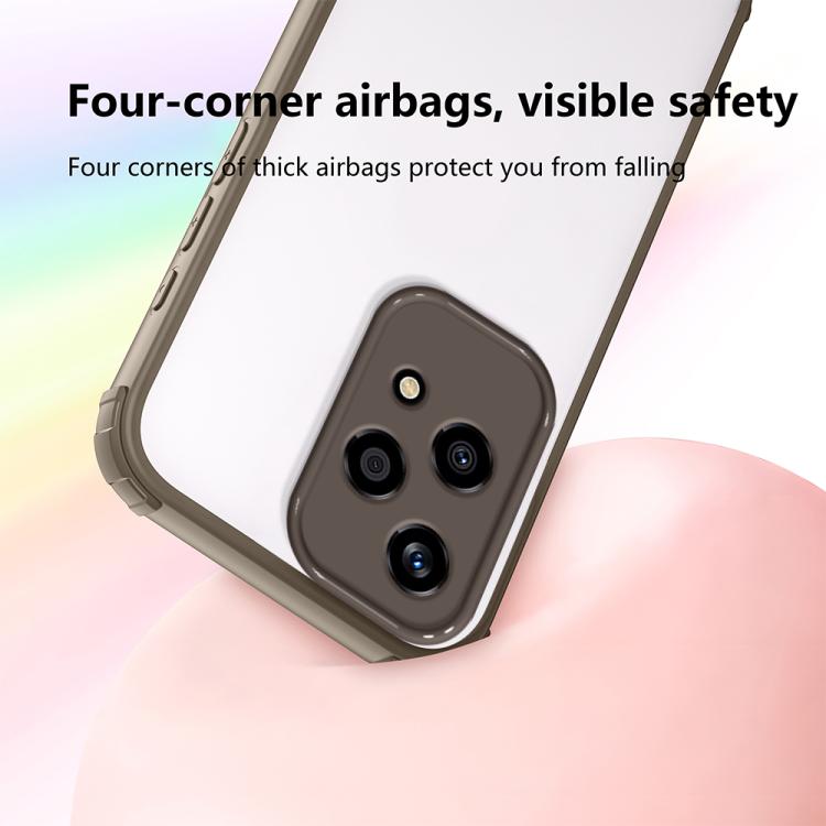 For Honor 200 Lite Global Four Corners Shield Shockproof TPU Hybrid PC Phone Case