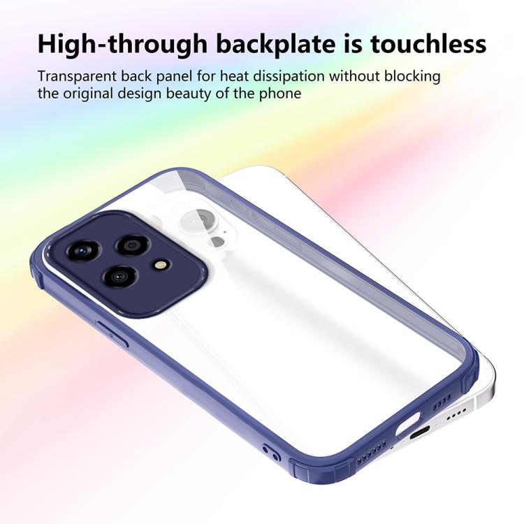 For Honor 200 Lite Global Four Corners Shield Shockproof TPU Hybrid PC Phone Case