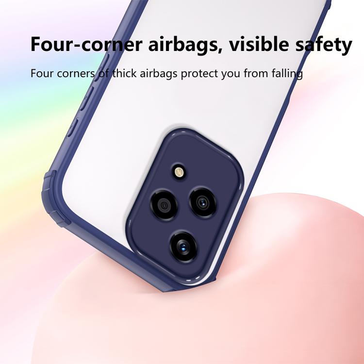 For Honor 200 Lite Global Four Corners Shield Shockproof TPU Hybrid PC Phone Case