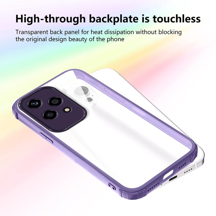 For Honor 200 Lite Global Four Corners Shield Shockproof TPU Hybrid PC Phone Case