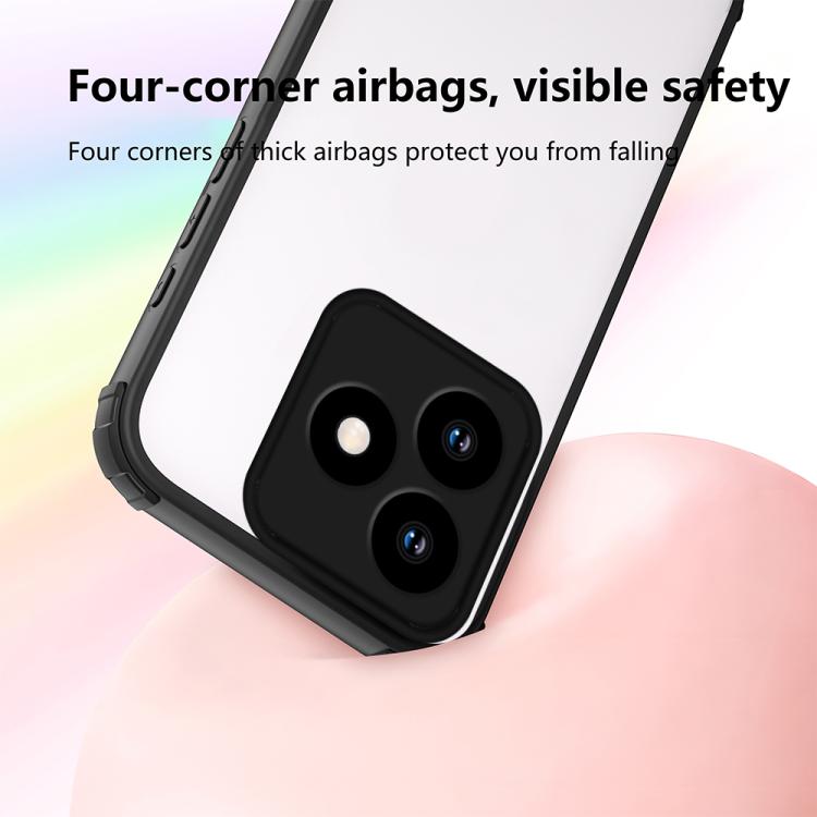 For Honor X5c / X5c Plus Four Corners Shield Shockproof TPU Hybrid PC Phone Case