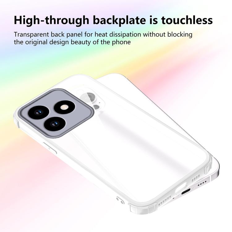 For Honor X5c / X5c Plus Four Corners Shield Shockproof TPU Hybrid PC Phone Case