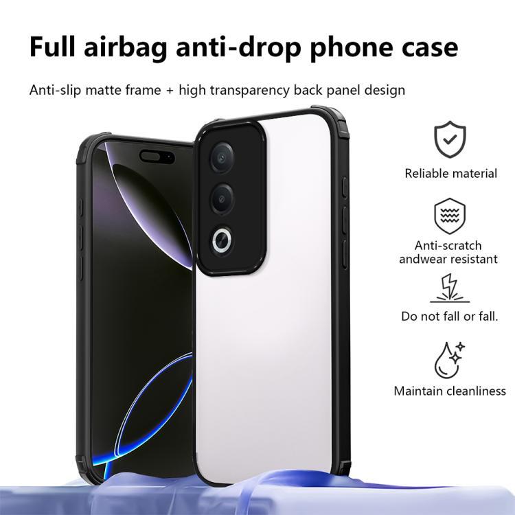 For OPPO A3 Pro 5G India Four Corners Shield Shockproof TPU Hybrid PC Phone Case