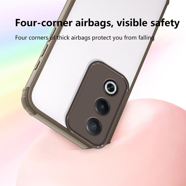 For OPPO A3 Pro 5G India Four Corners Shield Shockproof TPU Hybrid PC Phone Case