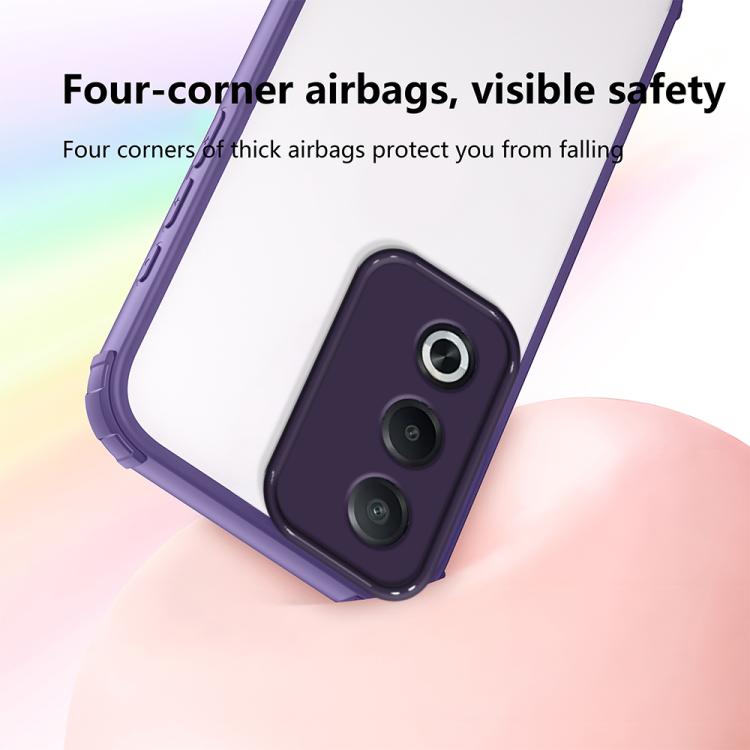 For OPPO A3 Pro 5G India Four Corners Shield Shockproof TPU Hybrid PC Phone Case