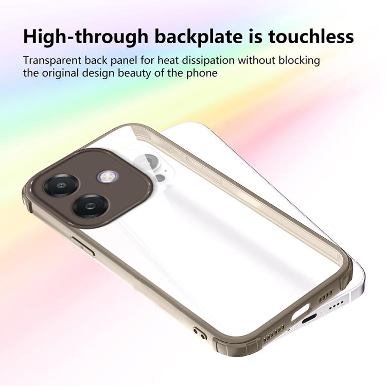 For OPPO A3x 5G Global Four Corners Shield Shockproof TPU Hybrid PC Phone Case