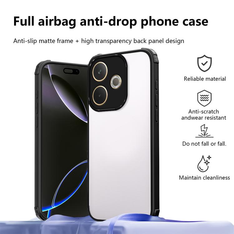 For OPPO A5 Pro 5G Global Four Corners Shield Shockproof TPU Hybrid PC Phone Case