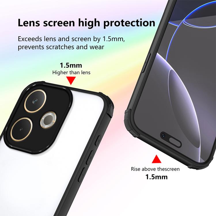 For OPPO A5 Pro 5G Global Four Corners Shield Shockproof TPU Hybrid PC Phone Case