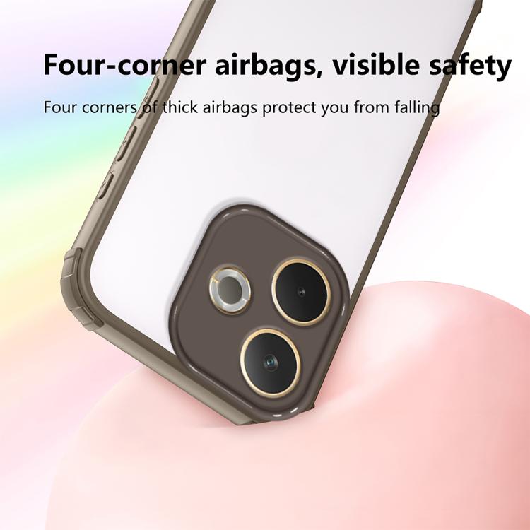 For OPPO A5 Pro 5G Global Four Corners Shield Shockproof TPU Hybrid PC Phone Case