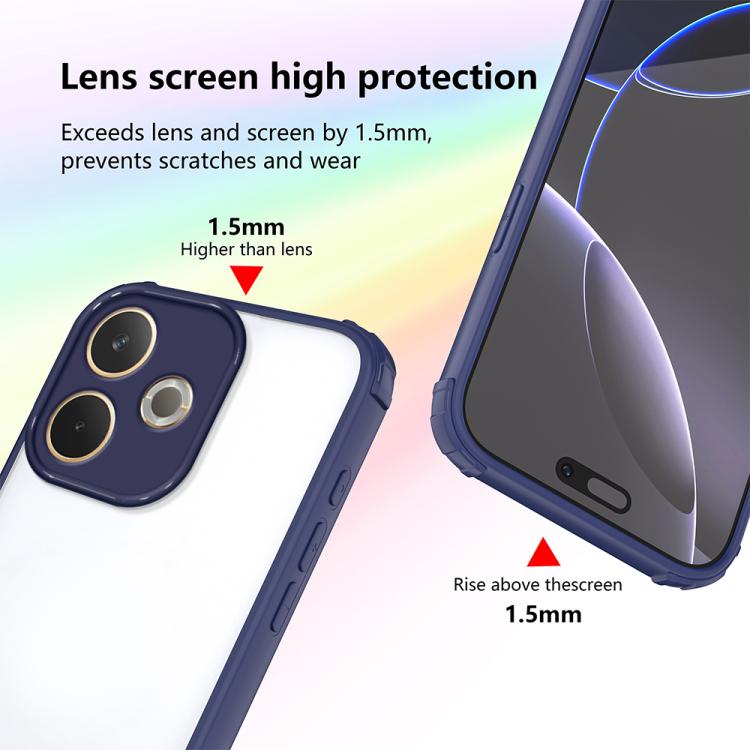 For OPPO A5 Pro 5G Global Four Corners Shield Shockproof TPU Hybrid PC Phone Case