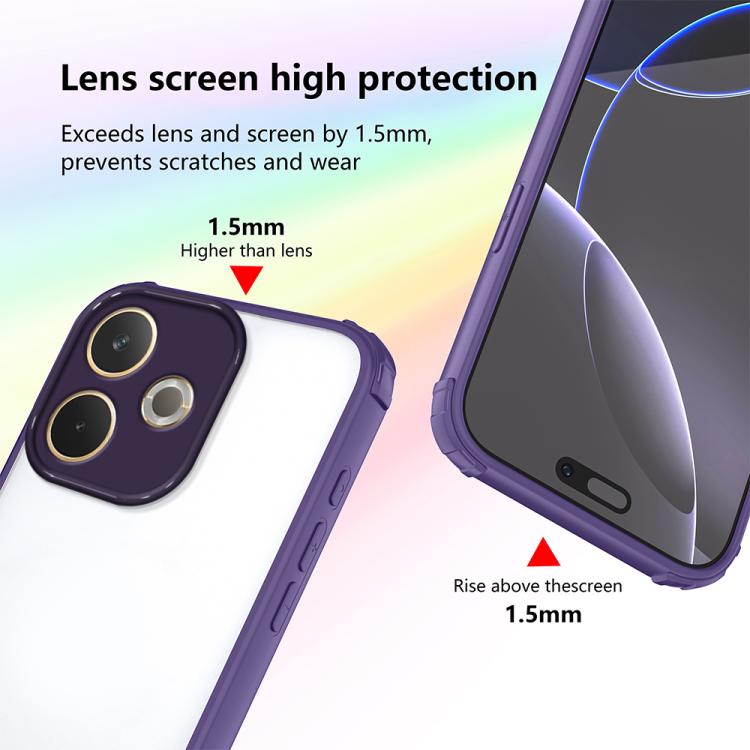 For OPPO A5 Pro 5G Global Four Corners Shield Shockproof TPU Hybrid PC Phone Case