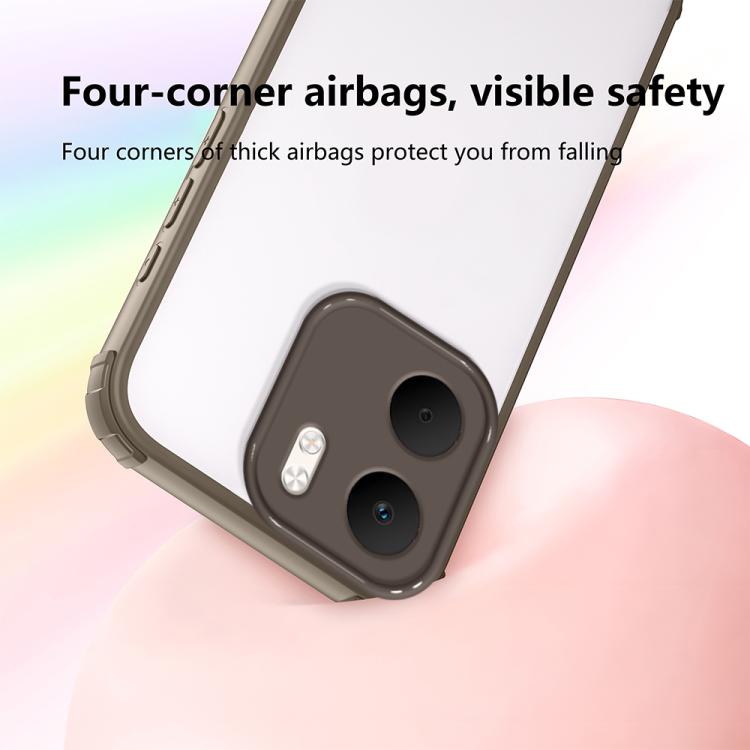 For OPPO A5x 4G / 5G Four Corners Shield Shockproof TPU Hybrid PC Phone Case