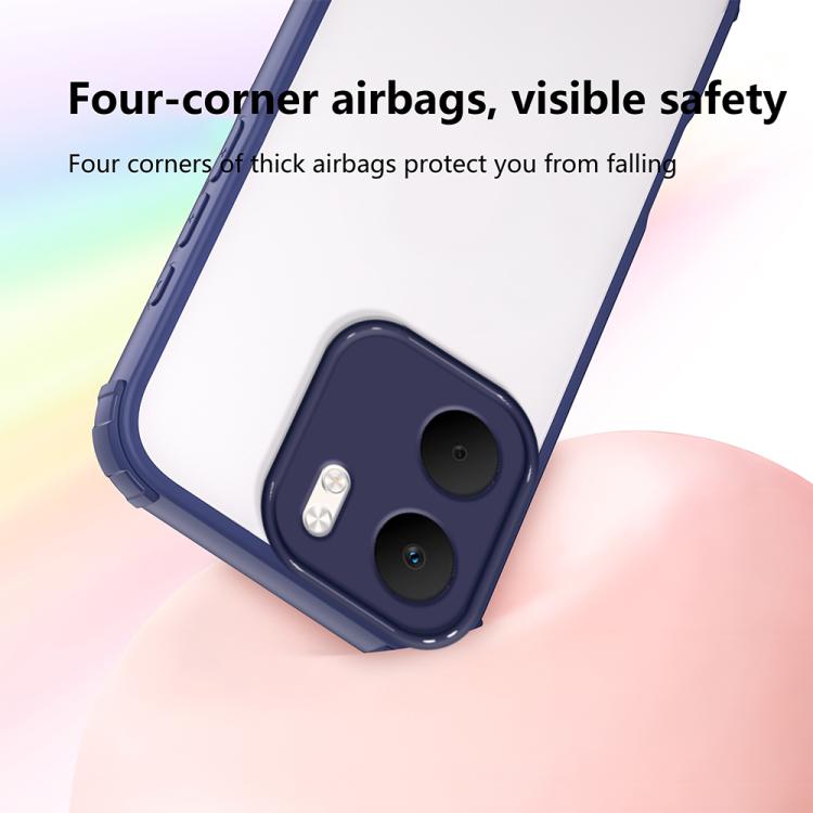 For OPPO A5x 4G / 5G Four Corners Shield Shockproof TPU Hybrid PC Phone Case