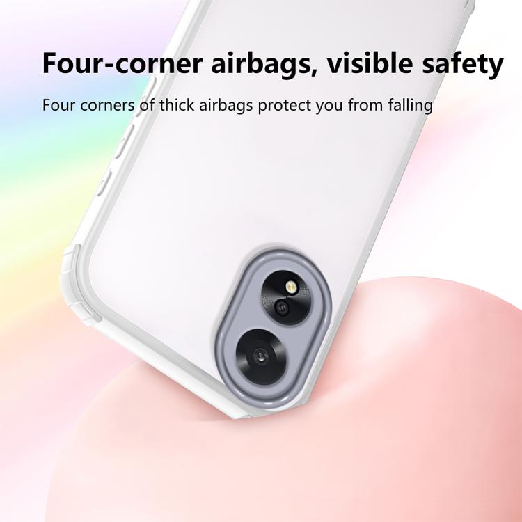 For OPPO A38 / A18 Four Corners Shield Shockproof TPU Hybrid PC Phone Case