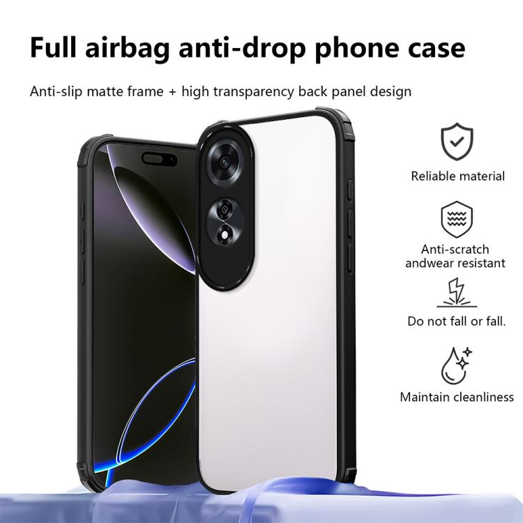 For OPPO A60 4G Four Corners Shield Shockproof TPU Hybrid PC Phone Case