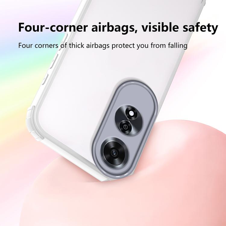 For OPPO A60 4G Four Corners Shield Shockproof TPU Hybrid PC Phone Case