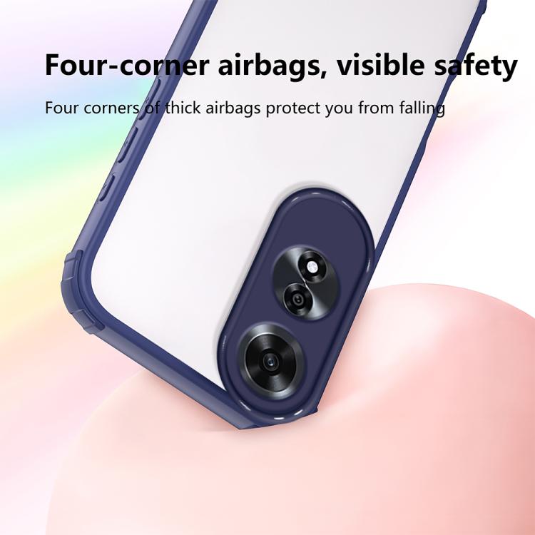 For OPPO A60 4G Four Corners Shield Shockproof TPU Hybrid PC Phone Case