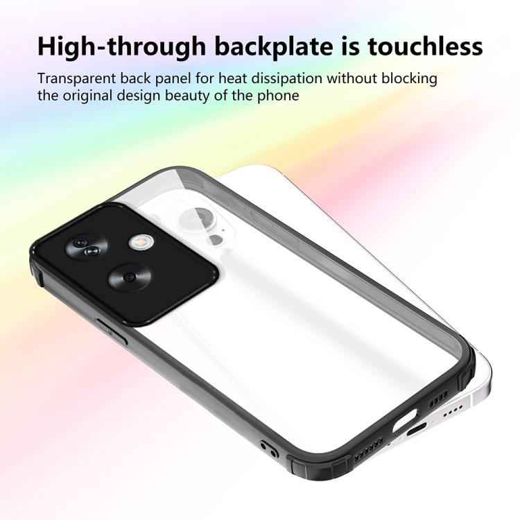 For OPPO A79 5G Global Four Corners Shield Shockproof TPU Hybrid PC Phone Case