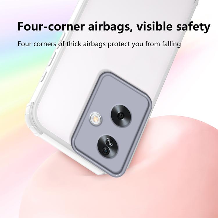 For OPPO A79 5G Global Four Corners Shield Shockproof TPU Hybrid PC Phone Case