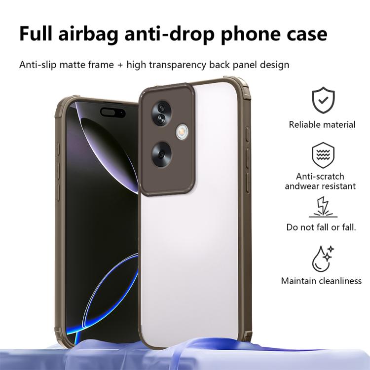For OPPO A79 5G Global Four Corners Shield Shockproof TPU Hybrid PC Phone Case