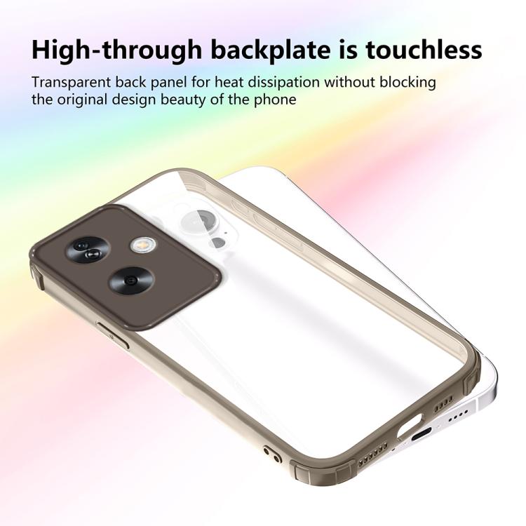 For OPPO A79 5G Global Four Corners Shield Shockproof TPU Hybrid PC Phone Case