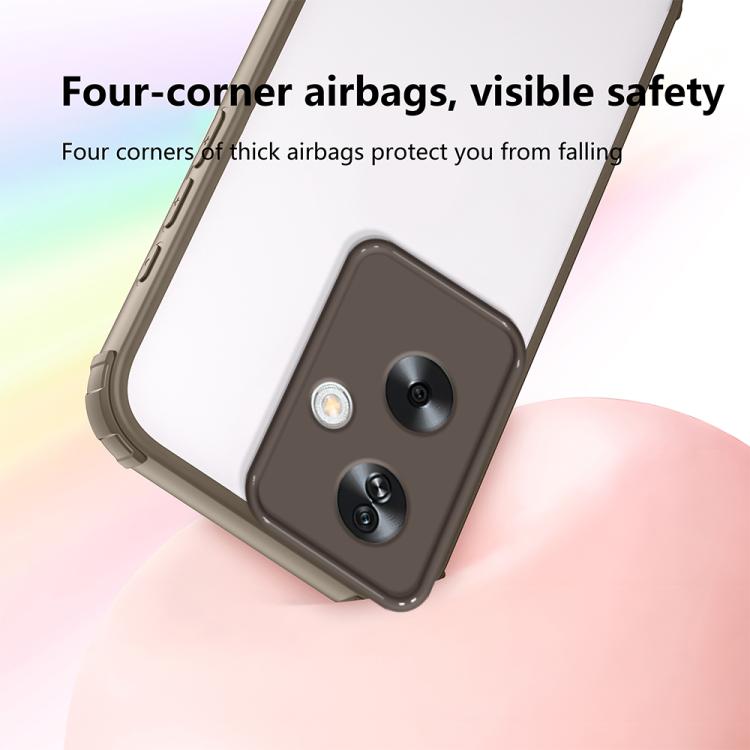 For OPPO A79 5G Global Four Corners Shield Shockproof TPU Hybrid PC Phone Case