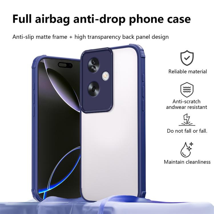 For OPPO A79 5G Global Four Corners Shield Shockproof TPU Hybrid PC Phone Case