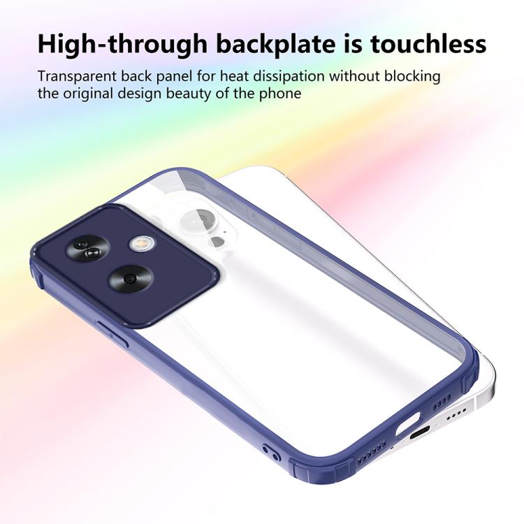 For OPPO A79 5G Global Four Corners Shield Shockproof TPU Hybrid PC Phone Case