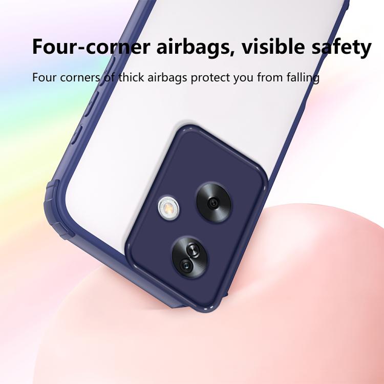 For OPPO A79 5G Global Four Corners Shield Shockproof TPU Hybrid PC Phone Case