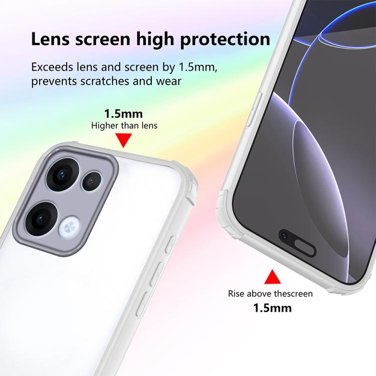 For OPPO F31 5G / A6 Pro 5G Global Four Corners Shield Shockproof TPU Hybrid PC Phone Case