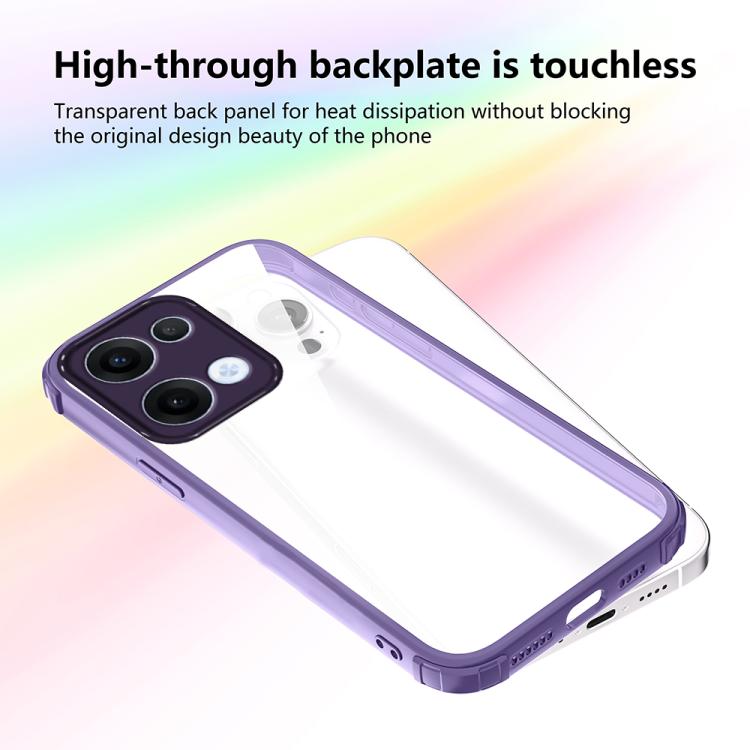 For OPPO F31 5G / A6 Pro 5G Global Four Corners Shield Shockproof TPU Hybrid PC Phone Case