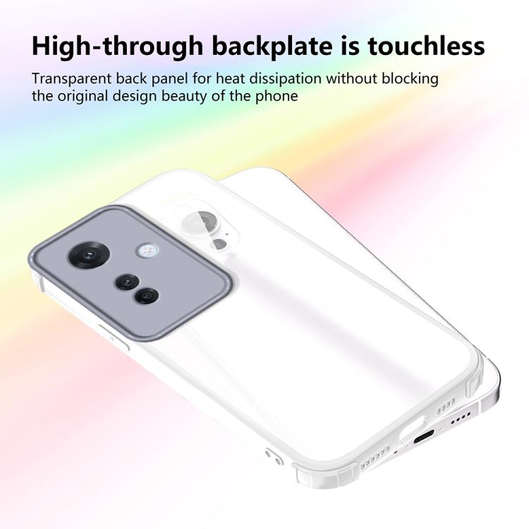For OPPO Reno11 F Four Corners Shield Shockproof TPU Hybrid PC Phone Case