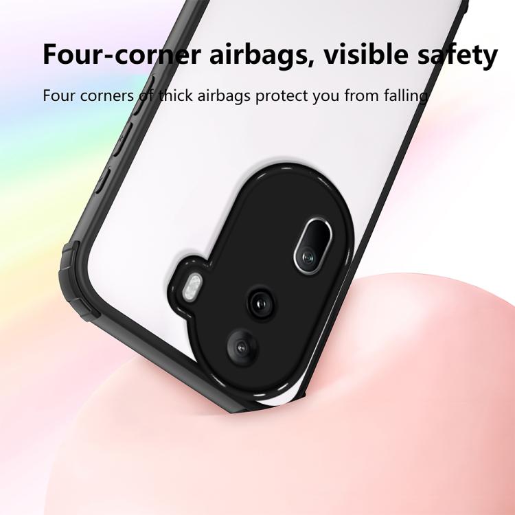 For OPPO Reno11 Pro Global Four Corners Shield Shockproof TPU Hybrid PC Phone Case
