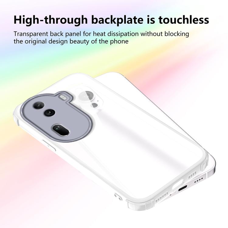 For OPPO Reno11 Pro Global Four Corners Shield Shockproof TPU Hybrid PC Phone Case