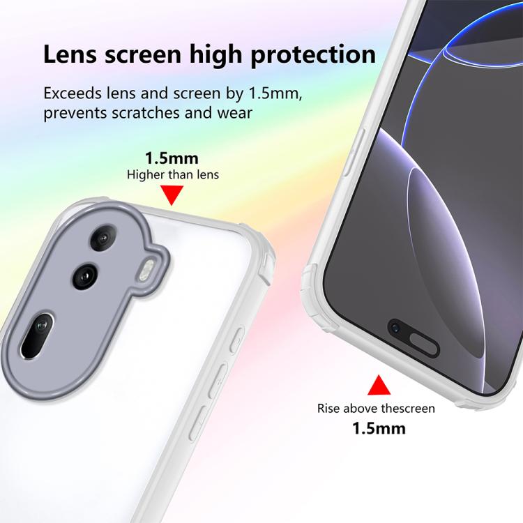 For OPPO Reno11 Pro Global Four Corners Shield Shockproof TPU Hybrid PC Phone Case