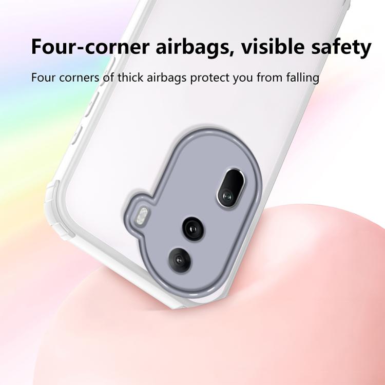 For OPPO Reno11 Pro Global Four Corners Shield Shockproof TPU Hybrid PC Phone Case
